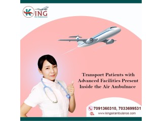 Hire Air Ambulance Service in Patna by King with Comfortable Medical Setup