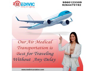 Medivic Aviation Air Ambulance Service in Chennai along with Complete Medical Support