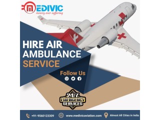 Medivic Aviation Air Ambulance Service in Bhubaneswar with an Authorized Medical Team