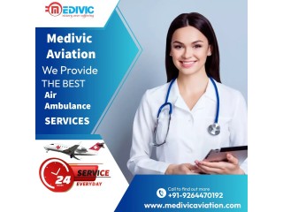 Medivic Aviation Air Ambulance Service in Patna with ICU Expert Medical Team