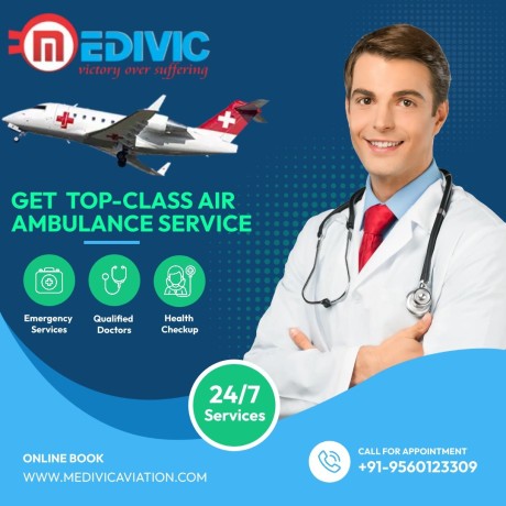 medivic-aviation-air-ambulance-service-in-delhi-with-complete-medical-facilities-big-0