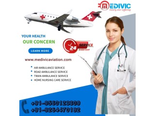 Medivic Aviation Air Ambulance Service in Bangalore Well-Skilled Medical Crew