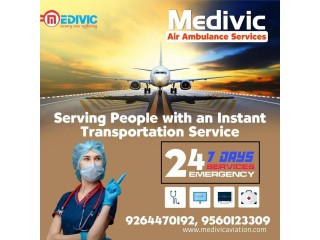 Medivic Aviation Air Ambulance Service in Ranchi with a Highly Specialized Medical Team