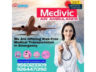 Medivic Aviation Air Ambulance Service in Raipur with Safe Medical Transport