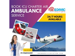 Medivic Aviation Air Ambulance Service in Varanasi with a Pre-Hospital Treatment