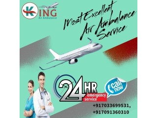 King Air Ambulance Service in Bhubaneswar Confers All Features Inside