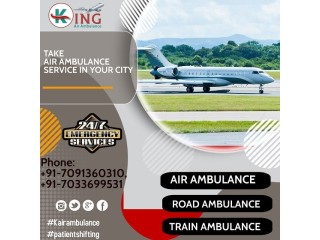 King Air Ambulance Service in Hyderabad-Advanced ICU Setup
