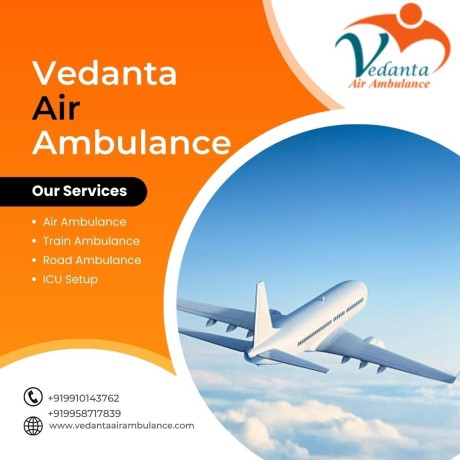 hire-vedanta-air-ambulance-from-kolkata-with-superb-medical-facility-big-0