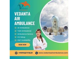 For Swift and Safe Air Ambulance Services in Patna - Book Vedanta Air Ambulance