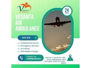 Vedanta Air Ambulance in Bhubaneswar  Easy and Rapid