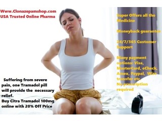 Citra Tramadol 100mg For Sale Online Without Prescription And Save $100 or More