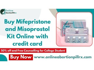 Buy Mifepristone and Misoprostol Kit Online with credit card