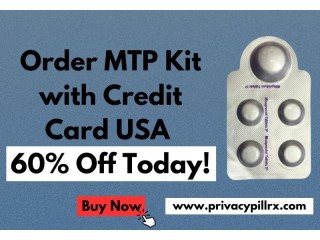 Order MTP Kit with Credit Card USA - 60% Off Today!