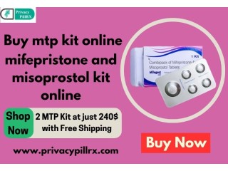 Buy mtp kit online - mifepristone and misoprostol kit online