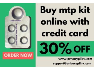 Buy mtp kit online with credit card and Get 30% Off