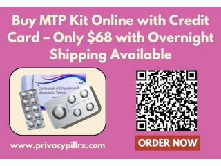 Buy MTP Kit Online with Credit Card  Only $68 with Overnight Shipping Available