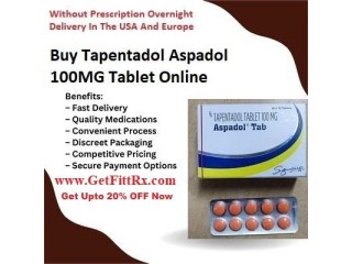 Buy Tapentadol 100mg Online Overnight Delivery In The USA