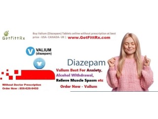 Valium 10mg for Anxiety | Buy Diazepam Online in USA Without a Doctor