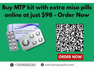 Buy MTP kit with extra miso pills online at just $98 - Order Now